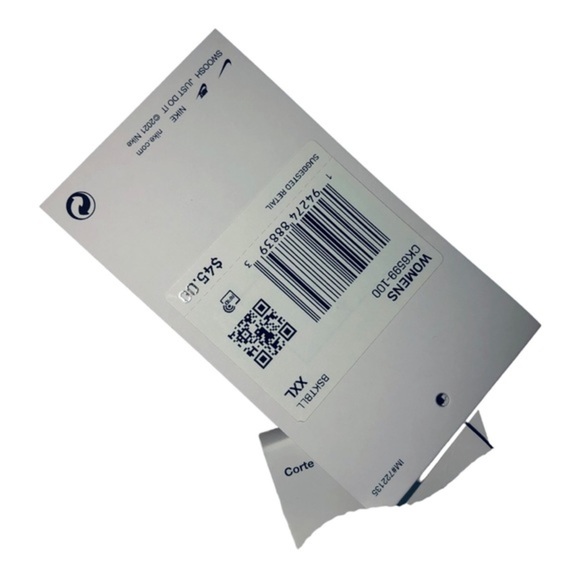 Nike‎ Dri-FIT Swoosh Fly Women’s black & white Basketball Shorts Size XXL new - Picture 7 of 15